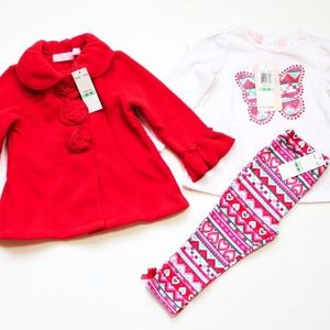 NWT Baby Girl 3-Piece Set Size 18 Month